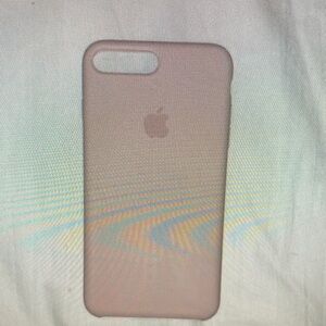 Apple Pink Silicone iPhone Case